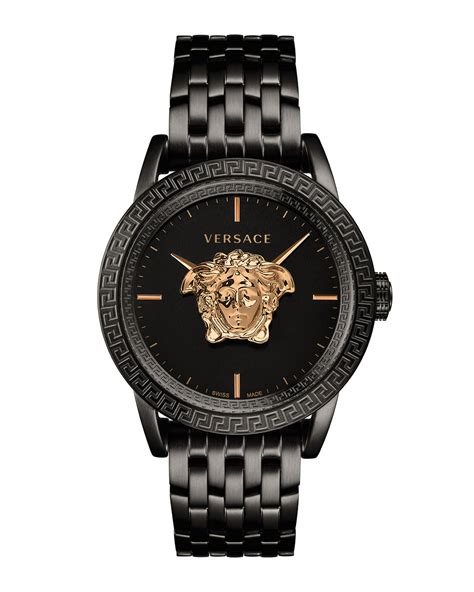 versace watches black|versace watches men price.